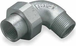 HUBBELL KILLARK GUML-1MWW IMC Union, 1/2 in, Threaded, Steel, Plain, Gray