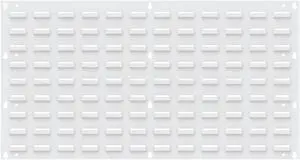 AKRO-MILS 30636TEXWHT Steel Louvered Panel, 5/16 in D x 20 in H x 36 in W, White