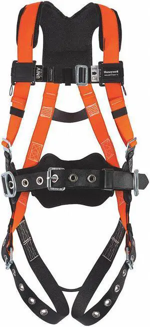 HONEYWELL MILLER T4577/S/MAK Titan II Full Body Harness, S/M, 400 lb., Mating