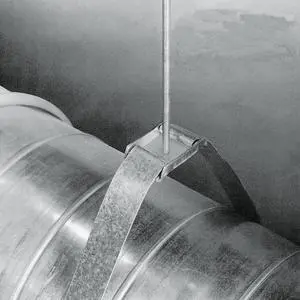 DUCTMATE GRDM4703GA Duct Strap Hanger for 50 in Dia, Steel, 660 lb Capacity,