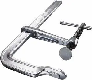 BESSEY 1200-S24 24 in Bar Clamp, Forged Steel Handle and 4 3/4 in Throat Depth