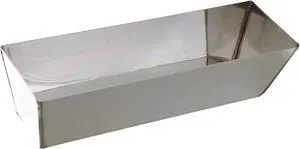 HYDE 09012 Drywall Mud Pan,2-5/8x12-1/8x3-1/2 In,SS