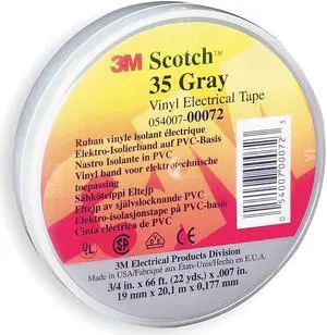 Scotch Electrical Tape 35 3/4X66 GREY