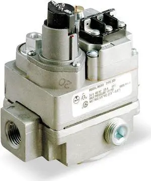 WHITE-RODGERS 36C03-433 Gas Valve, NG/LP, Standing Pilot, 24 V, 2.5 to 5.0 in