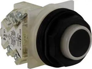 SCHNEIDER ELECTRIC 9001SKR3BH13 Non-Illuminated Push Button, 30 mm, 1NO/1NC,