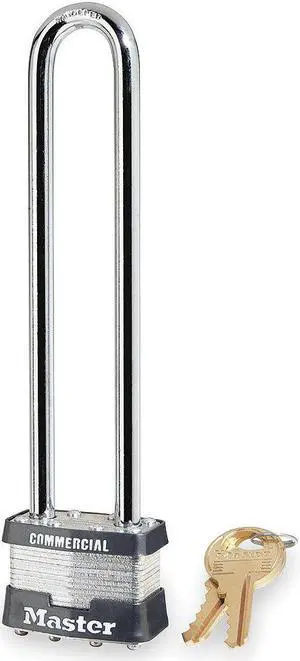 Padlock, KA, 5-3/4 In H, 4 Pin, Steel