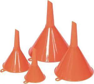 FUNNEL KING 32837 Funnel Set, 4 Piece, Polyethylene, includes 3/4, 2, 5 and 10