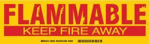 BRADY 60294 Cabinet Label,3-1/2 In. H,12 In. W