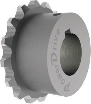 POWER DRIVE C4016X1 1/8 Fixed Bore Chain Coupling Sprocket , 1-1/8 Bore Dia.,