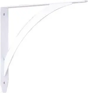 John Sterling Shelf Bracket White  Steel  RP-0053-10WT