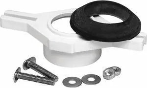 OATEY 43540 Toilet Flange, White, ABS, 2"