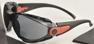 ELVEX RX-GG-40G-AF-2.0 Reading Glasses,+2.0,Gray,Polycarbonate