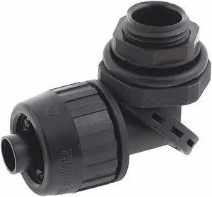 HUBBELL WIRING DEVICE-KELLEMS PS0759NBK Conduit Fitting Connector, 3/4 in,