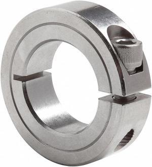 CLIMAX METAL PRODUCTS 1C-050-S Shaft Collar,Clamp,1Pc,1/2 In,SS