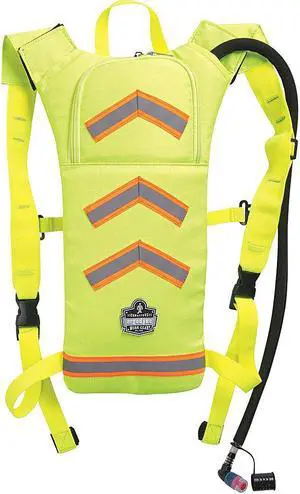 CHILL-ITS BY ERGODYNE 5155HV Hydration Pack,70 oz./2L,Hi-Vis Orange