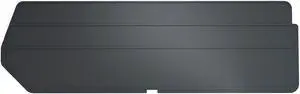 AKRO-MILS 40234 Plastic Divider, Black, 14 1/8 in L, 4 13/32 in H, 6 PK