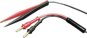 B&K PRECISION TL 8 Tweezer Test Leads,Red/Black,Silicone