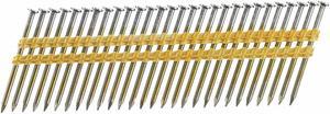 Senco Framing Nails, 10.3 ga., 2-1/2" Length, Steel, Bright, Strip, PK 4000
