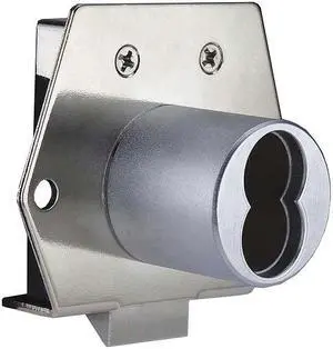 CCL 72816 Drawer Dead Latch with Interchangeable Core, Brushed Chrome, 1-1/16"