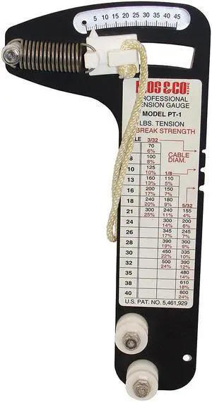 LOCOLOC PT-1 Tension Gauge,70 to 800 lb.
