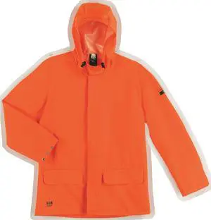 HELLY HANSEN 70129_290-3XL Rain Jacket, PVC/Polyester, Orange, 3XL