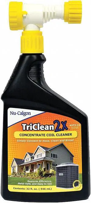 NU-CALGON 4372-24 Condenser Cleaner,Aqueous Solution,1 qt.