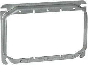 RACO 793 Mud Ring, 3 Gangs, Steel, Floor Box Type
