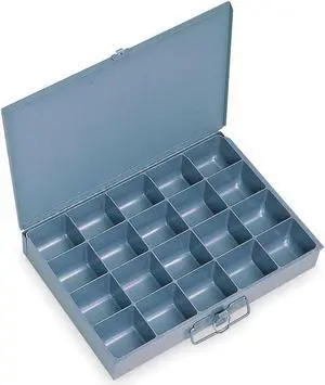 DURHAM MFG 206-95-D939 Steel, 20 compartments, 9 7/8 in D x 2 1/8 in H x 13 5/8