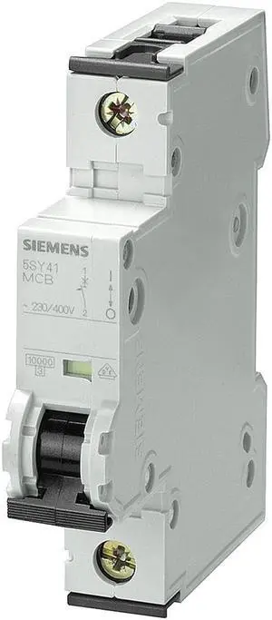 SIEMENS 5SY41205 IEC Supplementary Protector, 20 A, 230/400V AC, 1 Pole, DIN