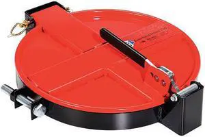 PIG DRM167-RD PIG Latching Drum Lid, 21inLx15inWx4-3/8inH