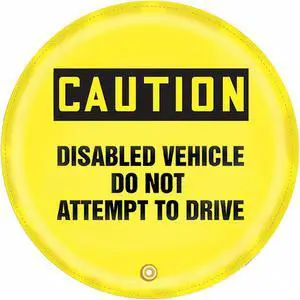 Accuform Steering Wheel Cover,Disabled Vehicle,16  KDD812