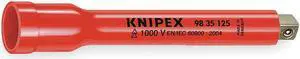 Knipex 98-35-125 Insulated 125 mm Extension Bar 3/8" Square drive