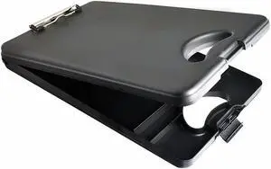 SAUNDERS 00533 8-1/2" x 11" Storage Clipboard 1/2", Black