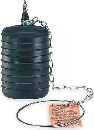 CHERNE 270040 Test Ball Plug,Pneumatic,Size 4 In