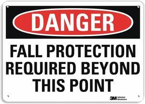 LYLE U1-1035-RA_14X10 Danger Sign,14x10 In.,English
