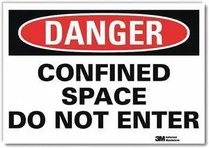 LYLE U1-1033-RD_14X10 Danger Sign,14x10 In.,English