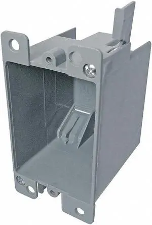 Cantex Electrical Box,1 Gang,14 cu. in.,PVC HAWA EZ14SOR
