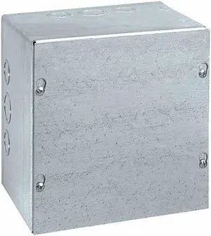 WIEGMANN SC040404GNK Captive Screws Electrical Enclosures, 4 in H, 4 in D, 4 in