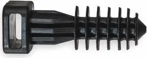 PANDUIT SGMPMS25-C0 Masonry Push-In Cable Ties Mount, Nylon 6/6, Black, 0.53 in PANDUIT SGMPMS25-C0 Masonry Push-In Cable Ties Mount, Nylon 6/6, Black, 0.53 in