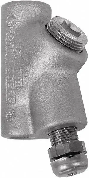 APPLETON ELECTRIC EYDEF50 IMC Sealing, 1/2 in, Threaded, Iron, Plain, Silver