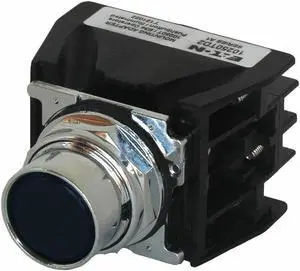 EATON 10250T706B Hazardous Location Push Button with Contacts, 30 mm, 1 NC, 1