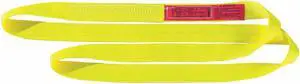 LIFT-ALL EN2601NX2 Web Sling, Type 5, 2 ft L, 1 in W, Nylon, Yellow