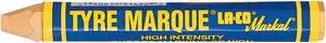 MARKAL 51421 Wax Tire Marker 1/2"W x 4-5/8"L, Yellow