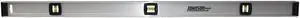 JOHNSON 1300-4800 I Beam Level,Alum,48 In L,3 Vials,Silver