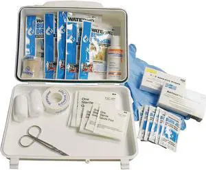 MEDI-FIRST 89611 Burn Care Kit, Plastic 138 Components, 2 People Served