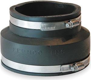 ZORO SELECT 1056-54 Flexible Coupling,For Pipe Size 5" x 4"