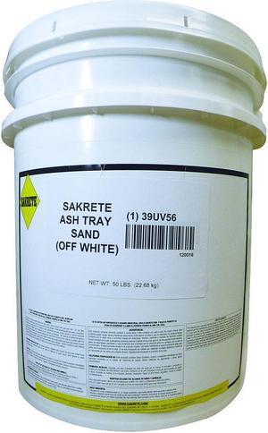 SAKRETE 120016 Ash Tray Sand,50 lb.,White
