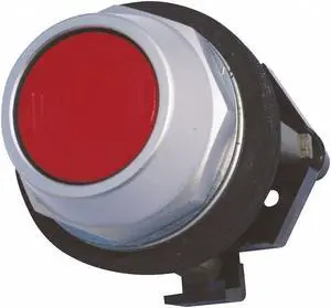Pushbutton, Flush, Red, 1NC