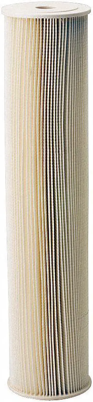PENTAIR/PENTEK 255494-75 Pleated Filter Cartridge, 20 gpm, 5 Micron, 4-1/2"