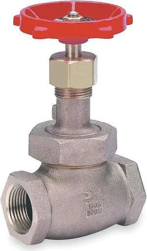 MILWAUKEE VALVE 590T 1 1/4 Globe Valve,Class 150,1-1/4 In.